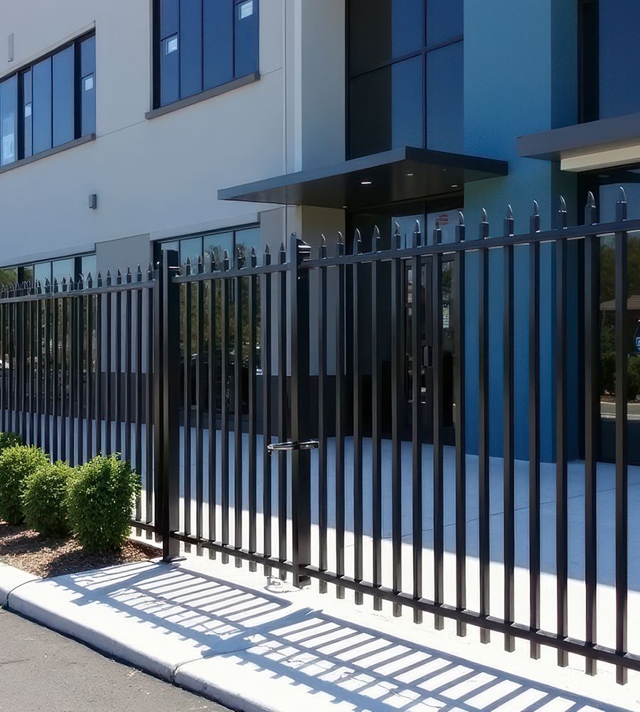 Commercial fencing in Downtown Los Angeles, CA